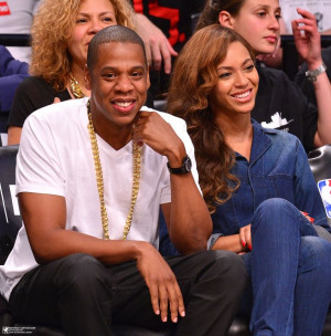 Beyoncé & Jay - Brooklyn Nets v Heat Game 12.05.2014