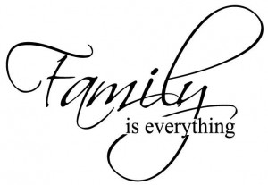 la familia es todo lo pegatina de vinilo de pared calcoman a en la