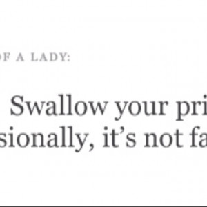 Swallow Your Pride