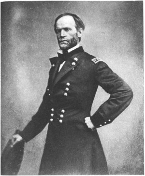 William Tecumseh Sherman by Matthew Brady