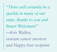 Free Stuart Weitzman Jellies for Ovarian Cancer Patients