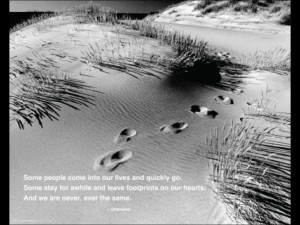 Footprints Sayings Quotes