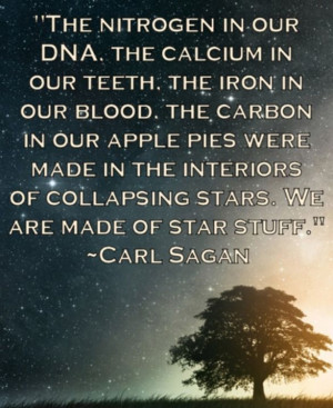 ... of Collapsing stars, We are Made of Star Stuff stardust Carl Sagan