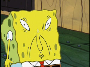 Spongebob funny face by EvanTheBehemoth