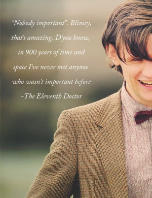 One of the Eleventh Doctor's best quotes