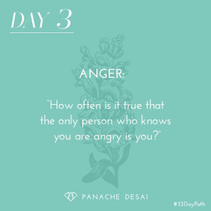 ... Feel the vibrational force of your anger turn to LOVE. -Panache Desai
