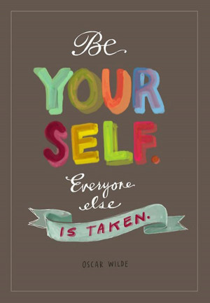 Quote: Be yourself everyone else is taken - #quotes #motivation