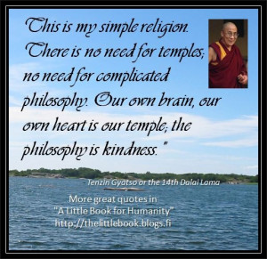 ... philosophy. Our own brain, our own heart is our temple; the philosophy