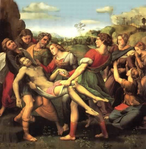 ... Entombment of Christ 1504-06 by Raphael (Raffaelo Sanzio) 1483 - 1520