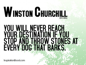 Winston Churchill- Focus Quotes