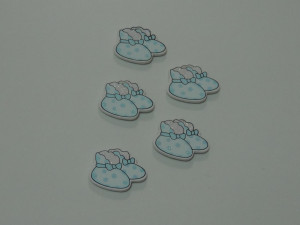 baby shoes with embellishments pattern