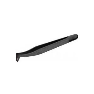 conductive plastic tweezer angled 120mm add to quote black conductive ...