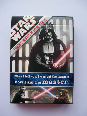 Star Wars Famous Quotes Playing Cards