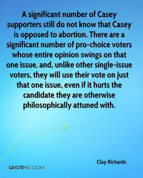 Clay Richards - A significant number of Casey supporters still do not ...