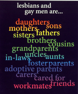 Lesbians and gay men are... (jpg poster)