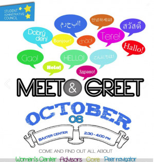 Meet And Greet Flyer
