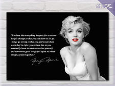 Marilyn Monroe & I Believe Quotes ' Canvas Print ~ Eternal Sexy Icon ...