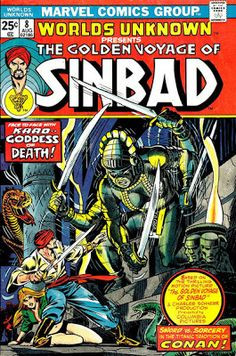 Marvel Comics' Worlds Unknown #8 . The Golden Voyage of Sinbad part 2 ...