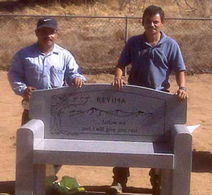 Pyramid Memorials offers standard Granite Memory Benches as well as ...