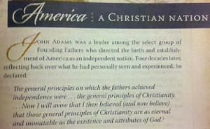 ... Founders’ Bible article, “America: A Christian Nation,” Barton