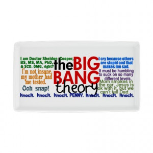 Big Bang Quotes Cocktail Platter