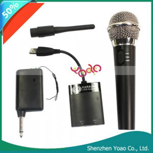Karaoke microfono senza fili per wii/ps3/xbox 360