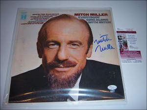 Mitch Miller Everybody Sing Along With Mitch Jsa/coa Signed Lp Record ...