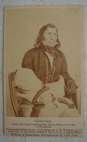 little crow and chaska little crow by frank meyer 1851