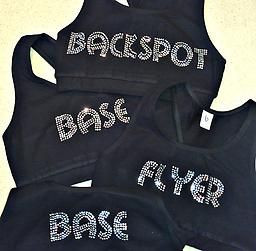 Stunt group sports bras by Allstar Cheer Bling, only $20 each ...