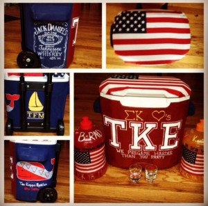 Frat cooler. #tke #jackdaniels #tfm #merica