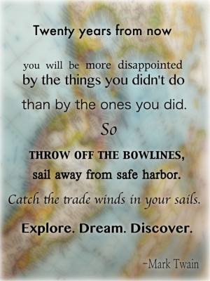 Travel quotes, Mark Twain