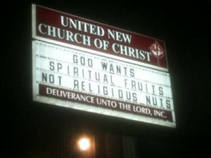 Funny Church Signs - Beliefnet.com