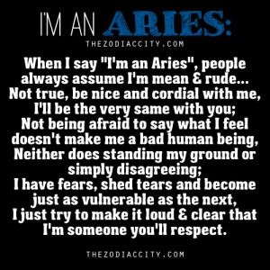 An Aries!