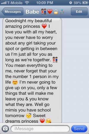 Sweet text messages | Love