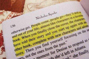 Nicholas Sparks Quotes To Help Him Cope With HIS Heartache
