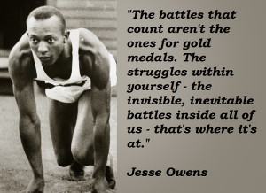 Jesse Owens Quotes Running You could go in any direction,