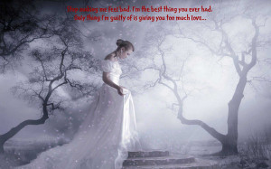 Stop making me feel bad.