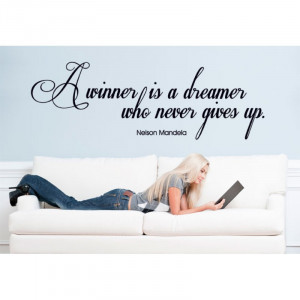winner is a dreamer...
