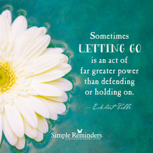 Letting go is powerful by Eckhart Tolle with article by Dr. Charles ...