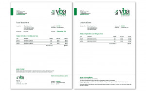 Microsoft Word templates (invoice and quote).