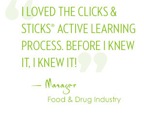 Clicks & Sticks® Training includes a full range of laws and