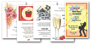 Invitation Wording Ideas, Poems, Sayings & Quotes