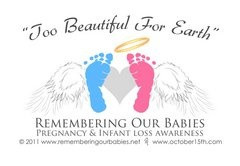 October is pregnancy loss/miscarriage awareness month. Light a candle ...