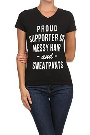 ... Top Fashion Cute Quotes Cool Lazy at Amazon Women’s Clothing store