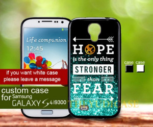 TM 1025 hunger games quote Samsung Galaxy s4 Case