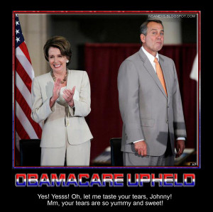 Obamacare Upheld: Nancy Pelosi - John Boehner