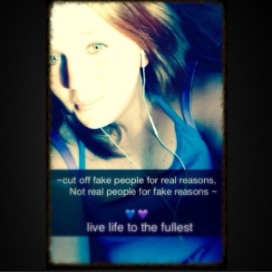 ... people for fake reasons~  #girl #selfie #snapchat #quotes #