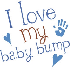 Love My Baby Bump (blue)