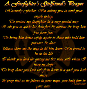 Firefighter's Girlfriend Prayer