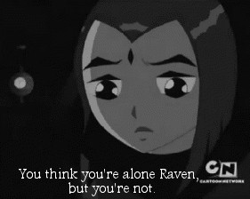 Teen Titans Sad Raven
